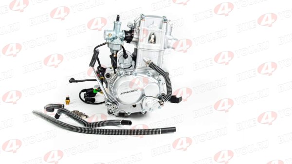 Двигатель 250см3 169MM CB250 (69x65) Zongshen 2 клапана/водянка, полный комплект + радиатор